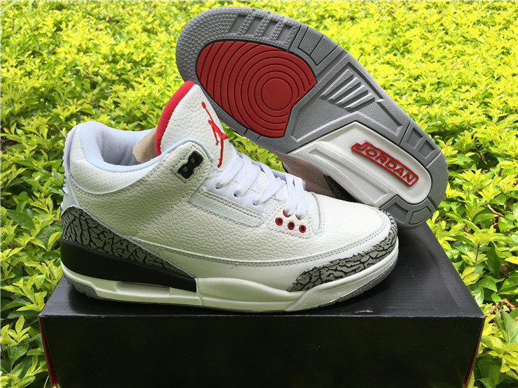 Super Max Perfect Jordan 3 White Cement Nike