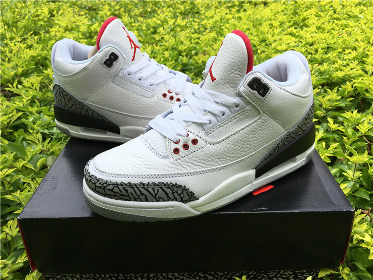 Super Max Perfect Jordan 3 White Cement Nike