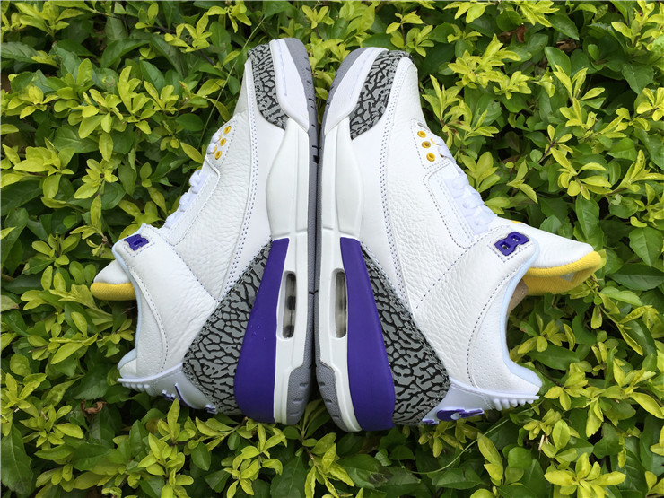 Super Max Perfect Jordan 3 White Purple Nike