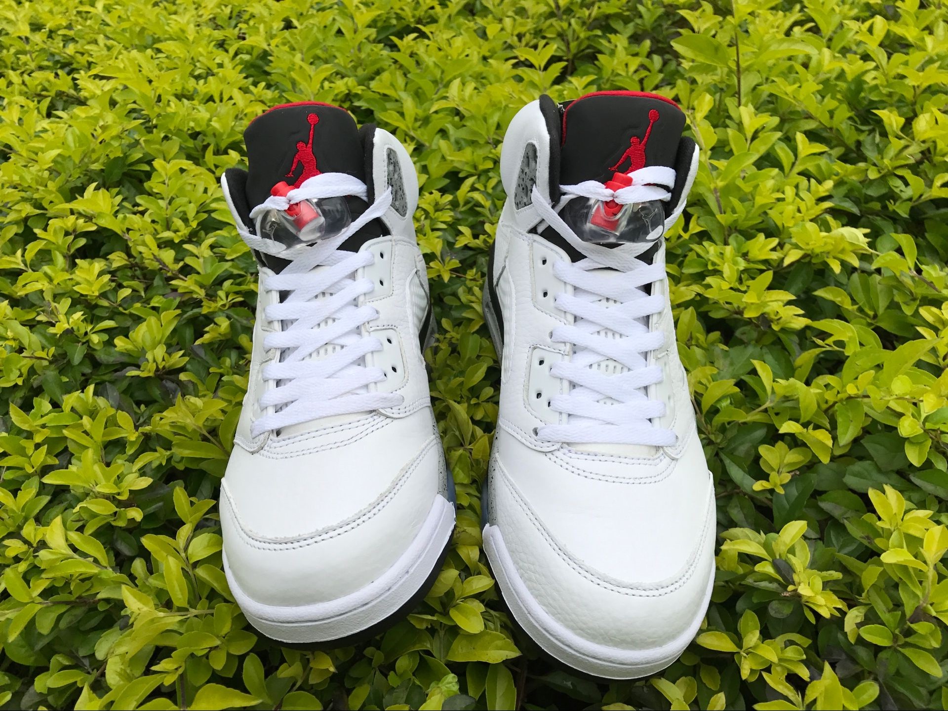 Super Max Perfect Jordan 5 White Cement