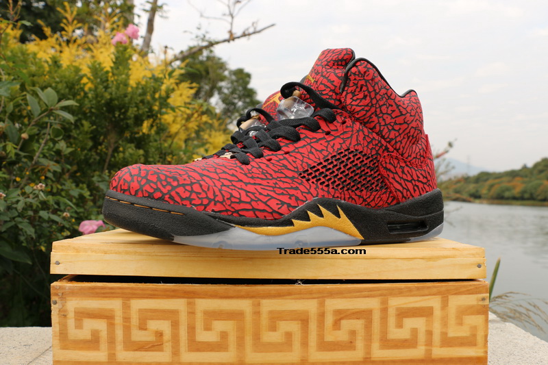 The Lap of luxury Air Jordan 3lab5 V Custom(Wooden Box)