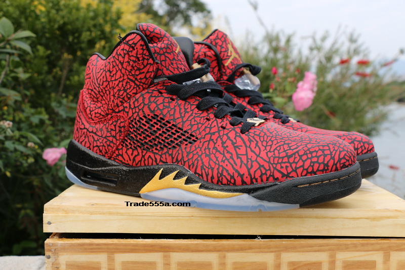 The Lap of luxury Air Jordan 3lab5 V Custom(Wooden Box)