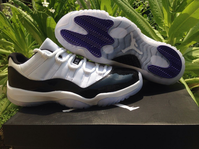 Super Max Perfect Air Jordan 11 Low “Concord”(with original carbon fiber)