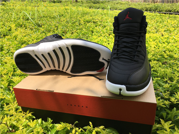 Super Max Perfect Air Jordan 12 “Black Nylon”