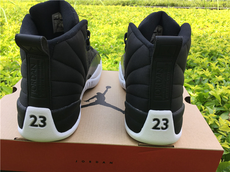 Super Max Perfect Air Jordan 12 “Black Nylon”