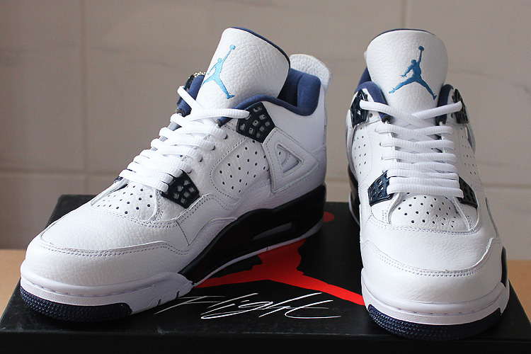 Super Max Perfect Air Jordan 4 Columbia