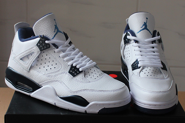 Super Max Perfect Air Jordan 4 Columbia