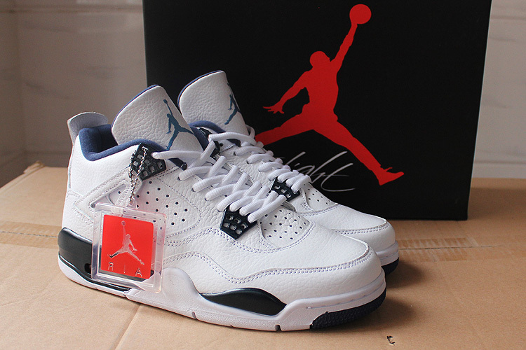 Super Max Perfect Air Jordan 4 Columbia