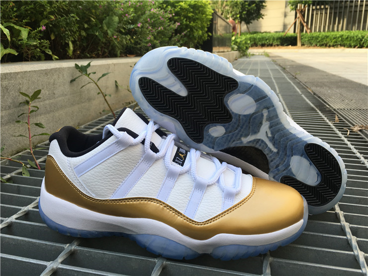 Super Max Perfect Jordan 11 Low “Metallic Gold”