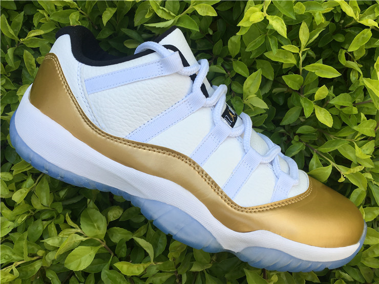 Super Max Perfect Jordan 11 Low “Metallic Gold”