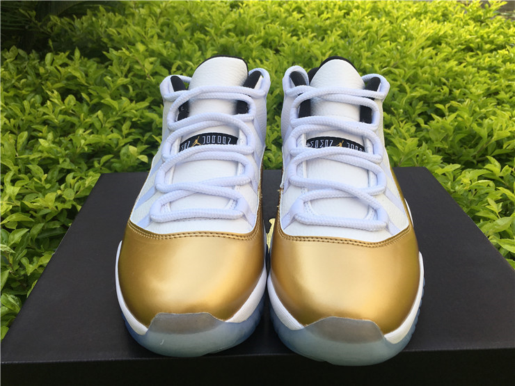 Super Max Perfect Jordan 11 Low “Metallic Gold”