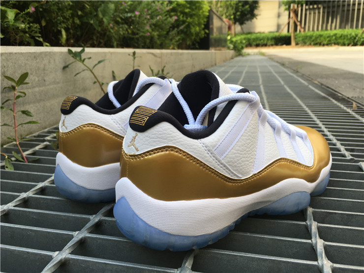 Super Max Perfect Jordan 11 Low “Metallic Gold”