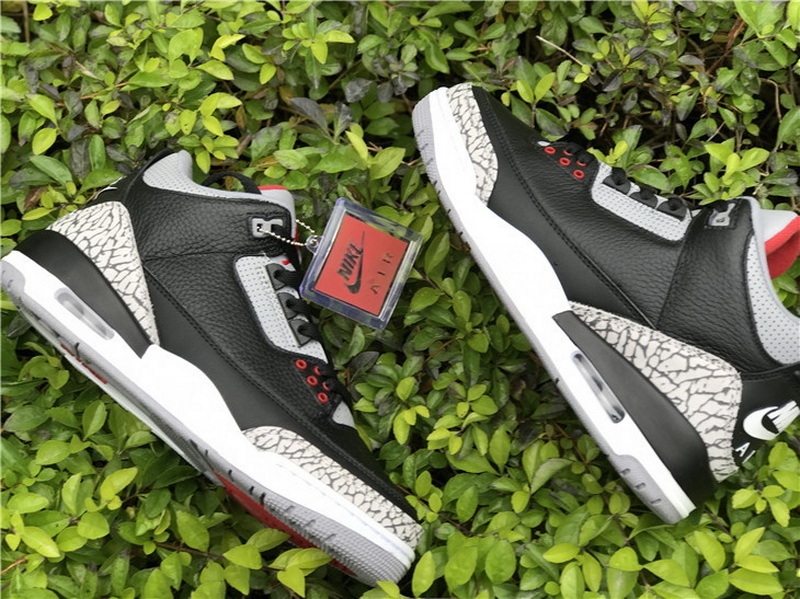 Super Max Perfect Jordan 3′88 Retro “Black Cement”