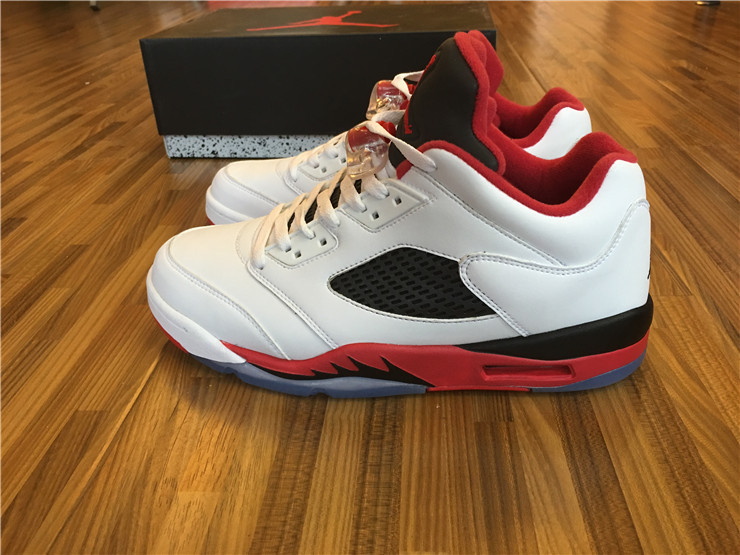 Super Max Perfect Jordan 5 Low “Fire Red”