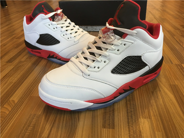 Super Max Perfect Jordan 5 Low “Fire Red”