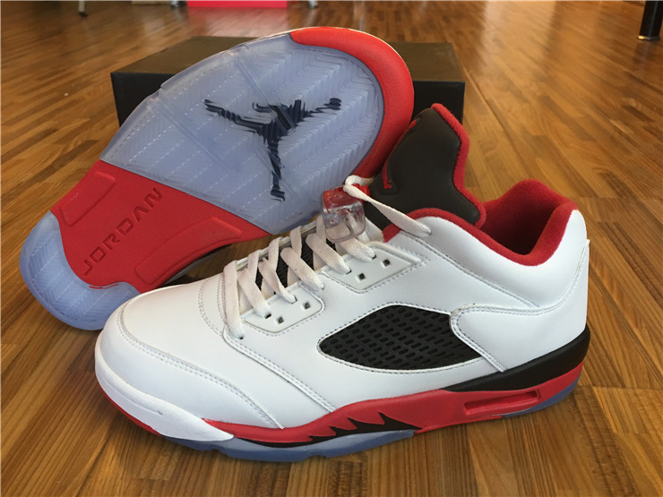 Super Max Perfect Jordan 5 Low “Fire Red”