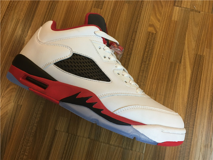 Super Max Perfect Jordan 5 Low “Fire Red”