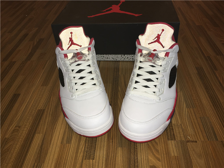 Super Max Perfect Jordan 5 Low “Fire Red”