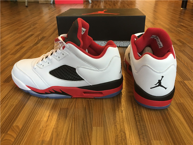 Super Max Perfect Jordan 5 Low “Fire Red”