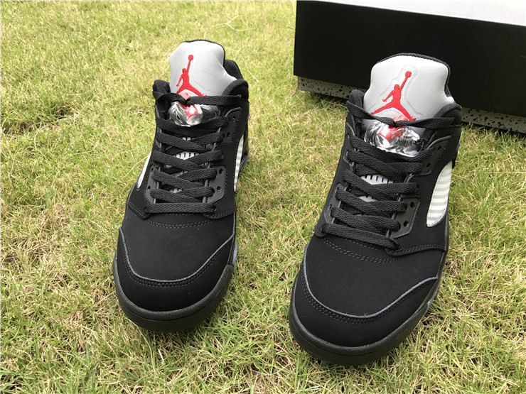 Super Max Perfect Jordan 5 Low OG “Black Metallic”