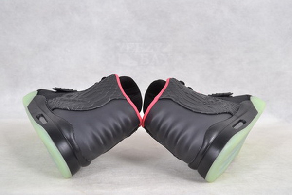 Nike Air Yeezy 2 II NRG Black/Solar-red men shoes (1：1 Quality)