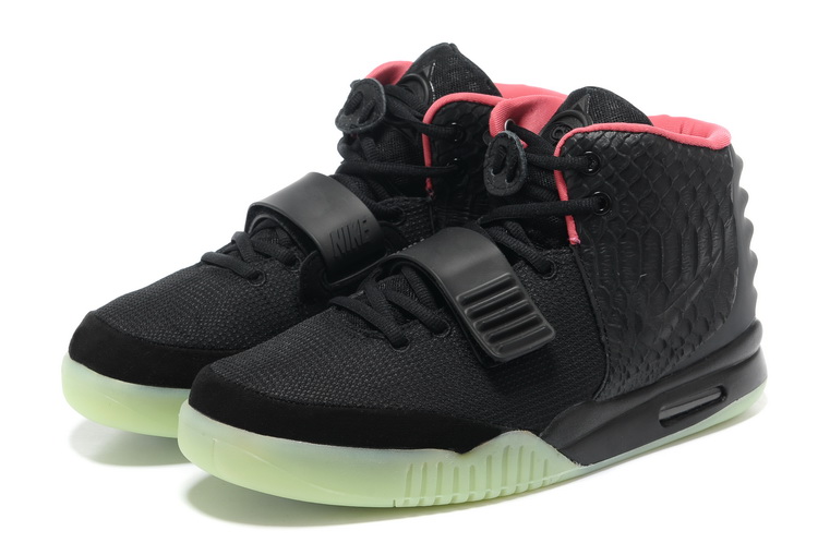 Nike Air Yeezy 2 II NRG Black/Solar-red men shoes (New 1：1)