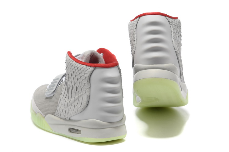 Nike Air Yeezy 2 II NRG Wolf Grey/Pure Platinum men shoes (New 1：1)