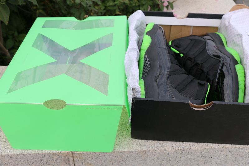 Perfect Air Jordan XI “Black/Neon Green”