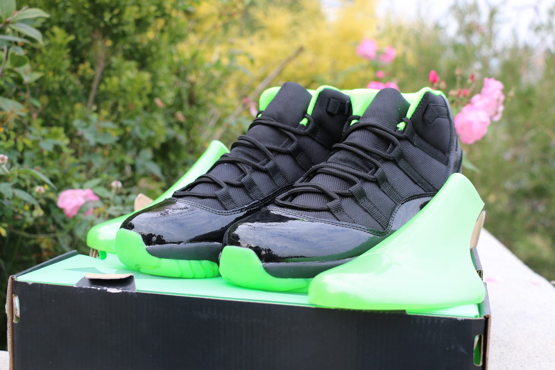 Perfect Air Jordan XI “Black/Neon Green”