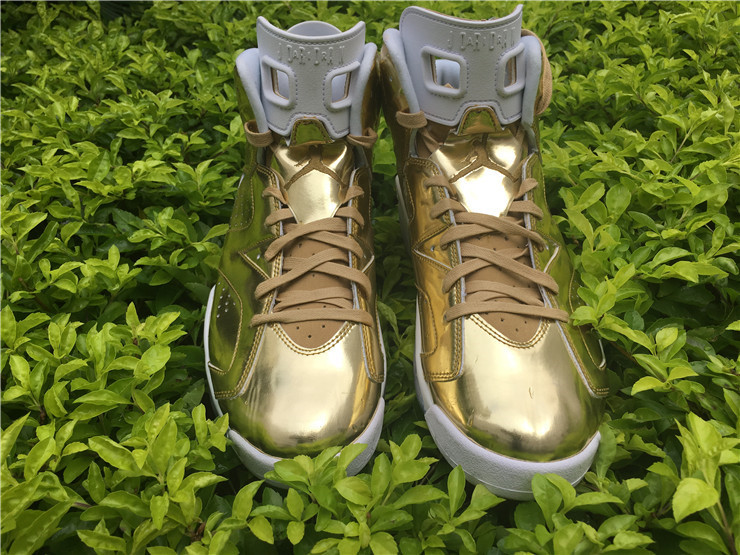 Super Max Perfect Jordan 6 Pinnacle “Gold”