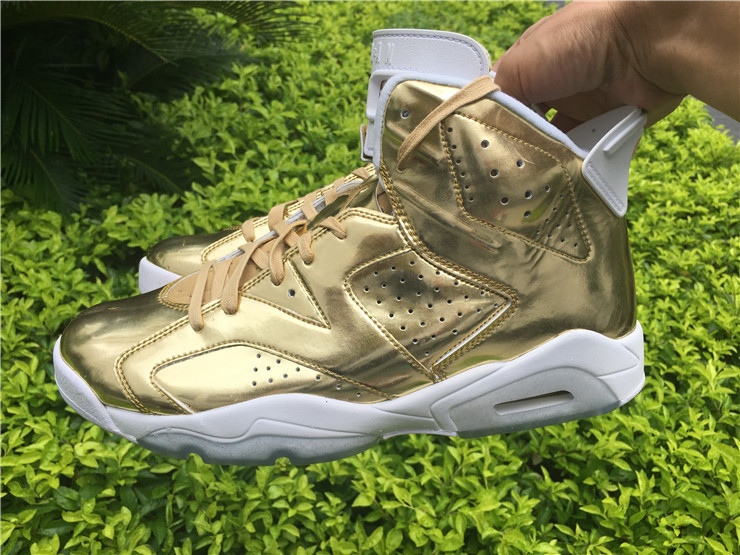 Super Max Perfect Jordan 6 Pinnacle “Gold”