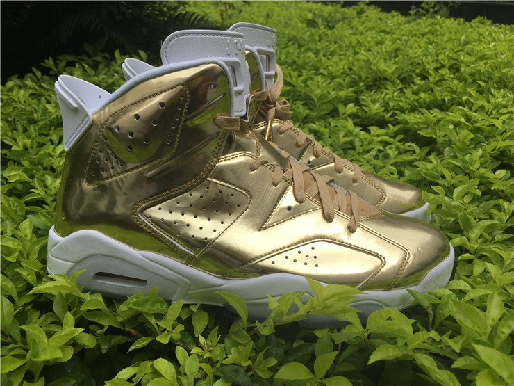 Super Max Perfect Jordan 6 Pinnacle “Gold”