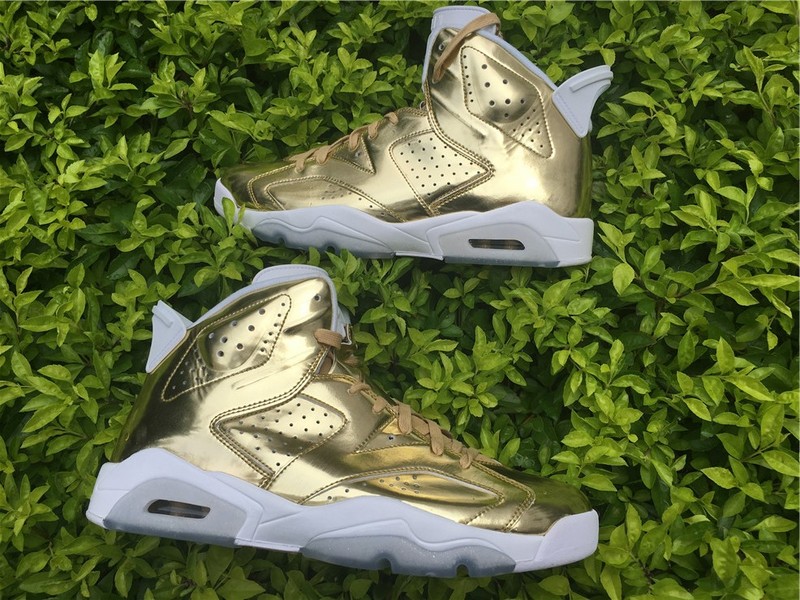 Super Max Perfect Jordan 6 Pinnacle “Gold”