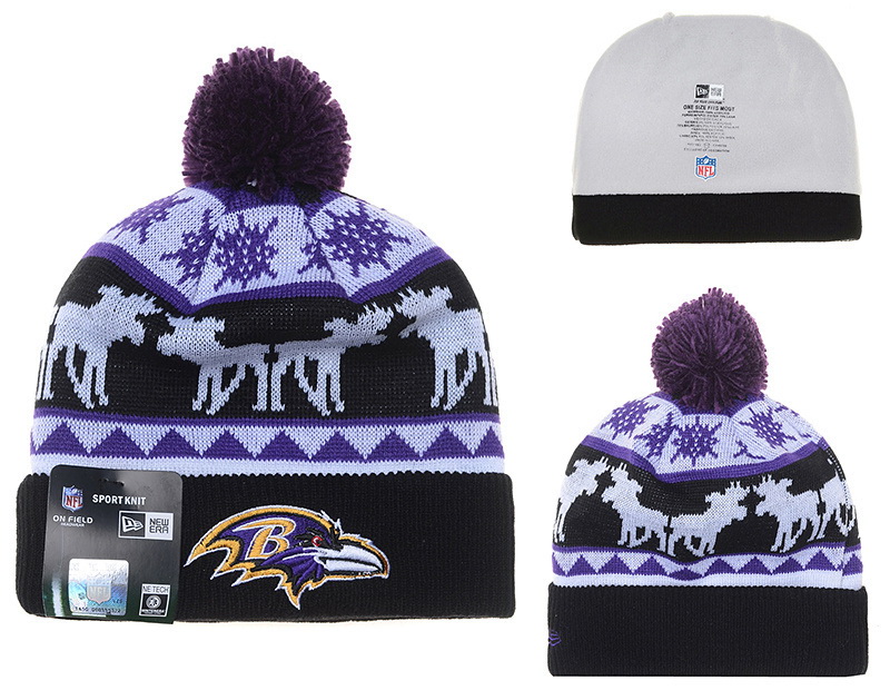 Baltimore Ravens Beanies-005