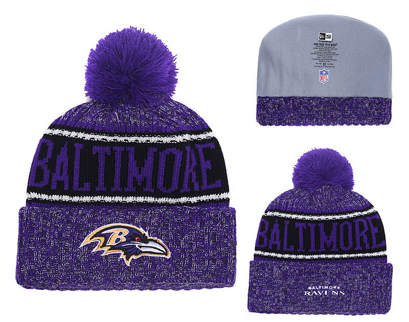 Baltimore Ravens Beanies-013