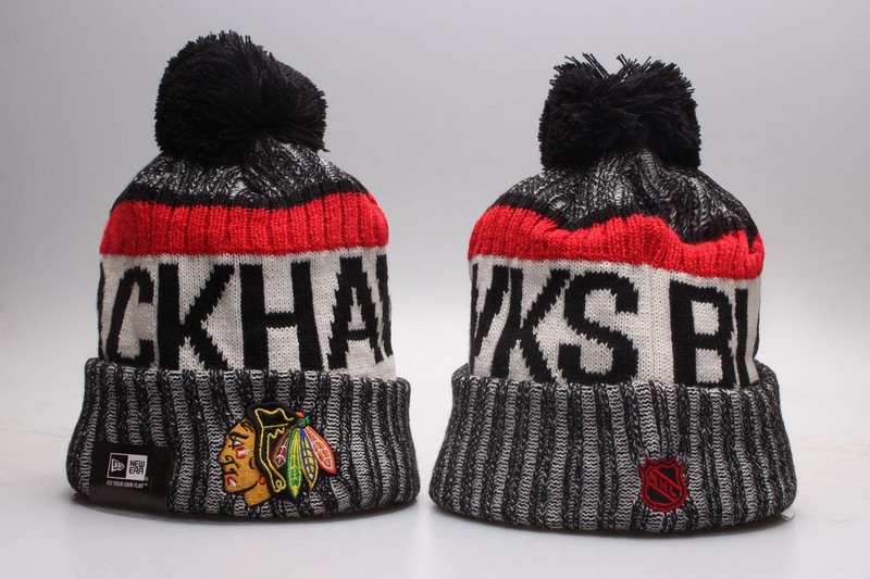 Chicago Blackhawks Beanies-009