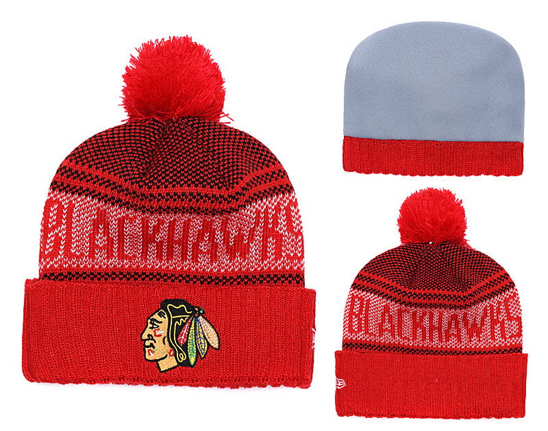 Chicago Blackhawks Beanies-010