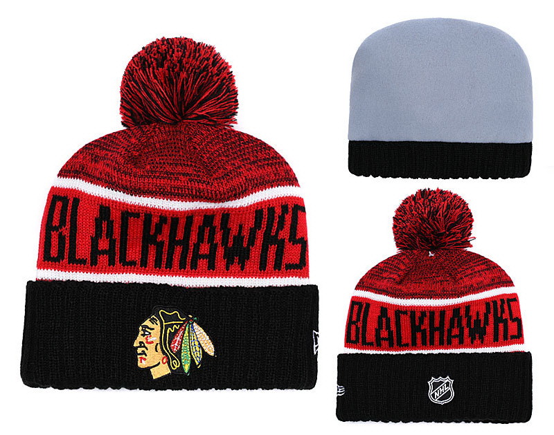 Chicago Blackhawks Beanies-011