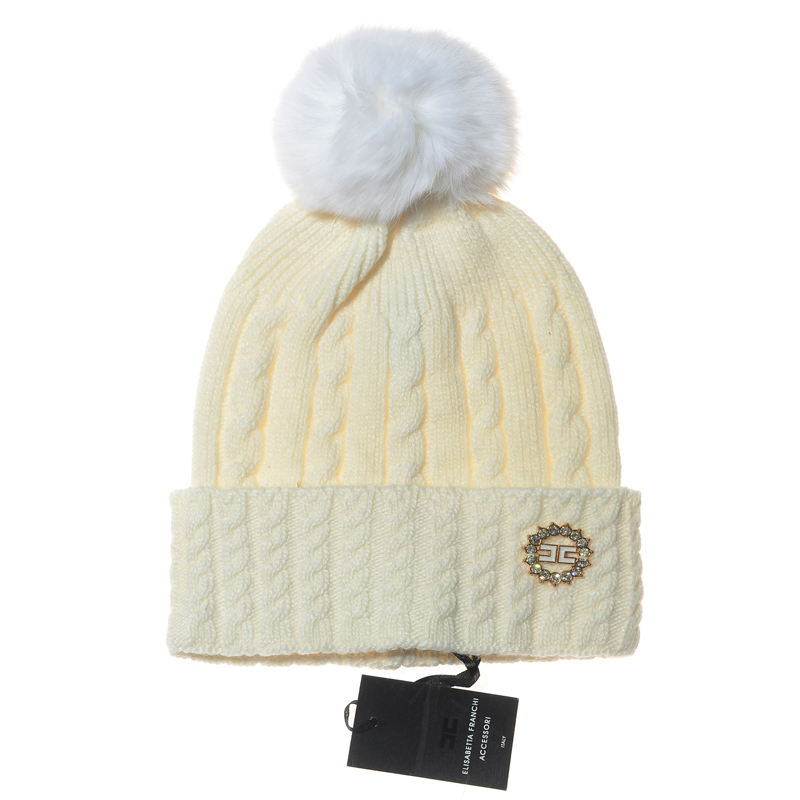 ELISABETTA FRANCHI ACCESSORI Wool Beanie AAA-002