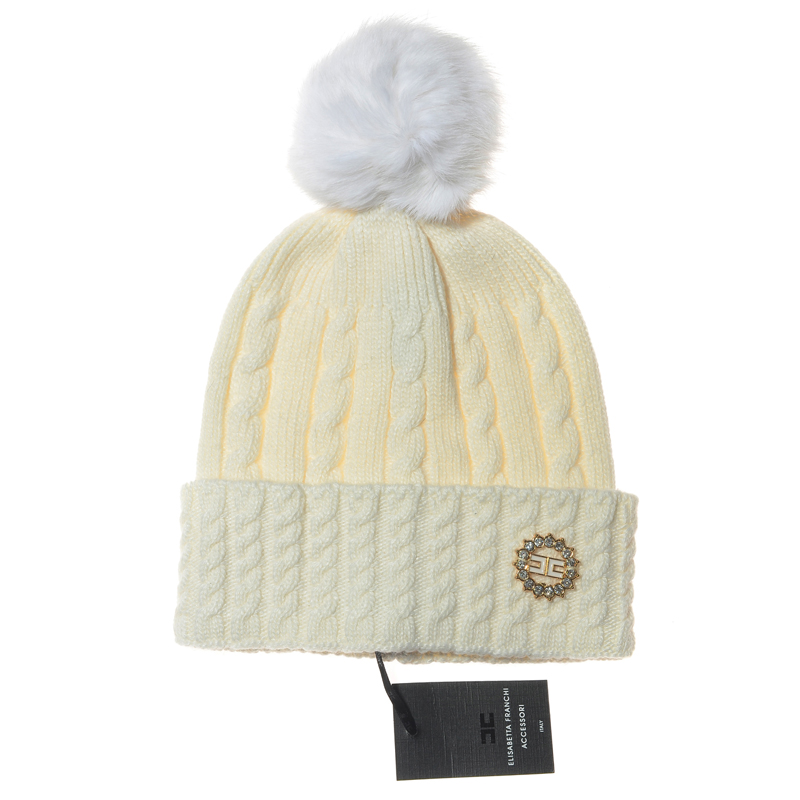 ELISABETTA FRANCHI ACCESSORI Wool Beanie AAA-004