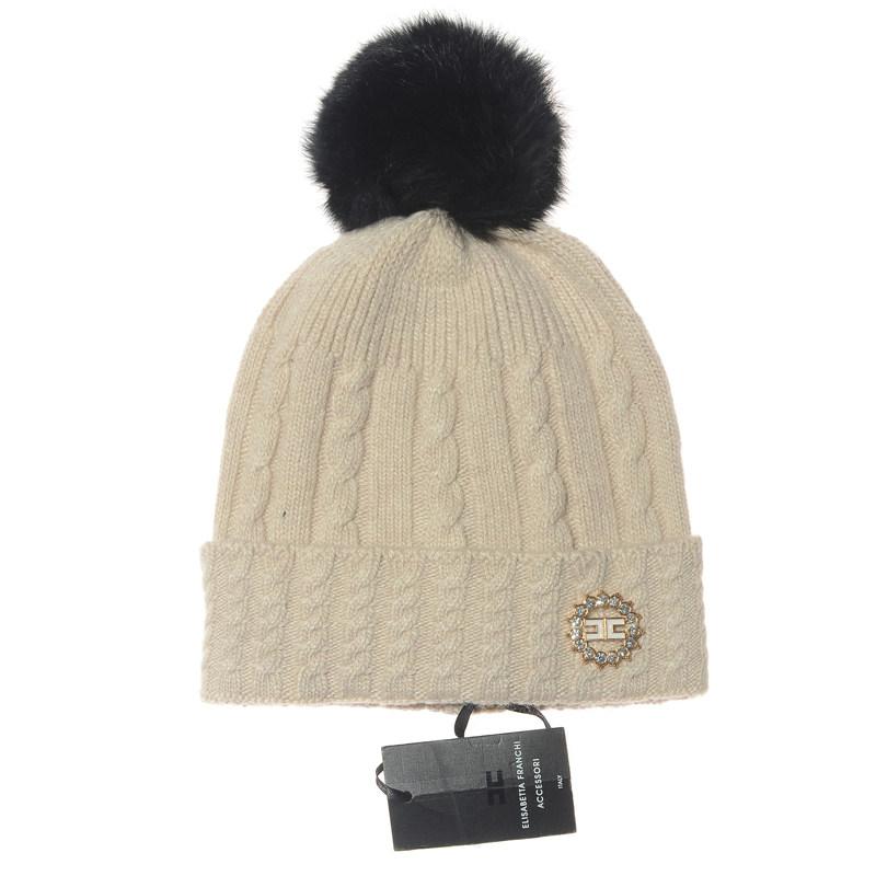 ELISABETTA FRANCHI ACCESSORI Wool Beanie AAA-007