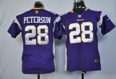 Elite Minnesota Vikings Kids Jersey-004