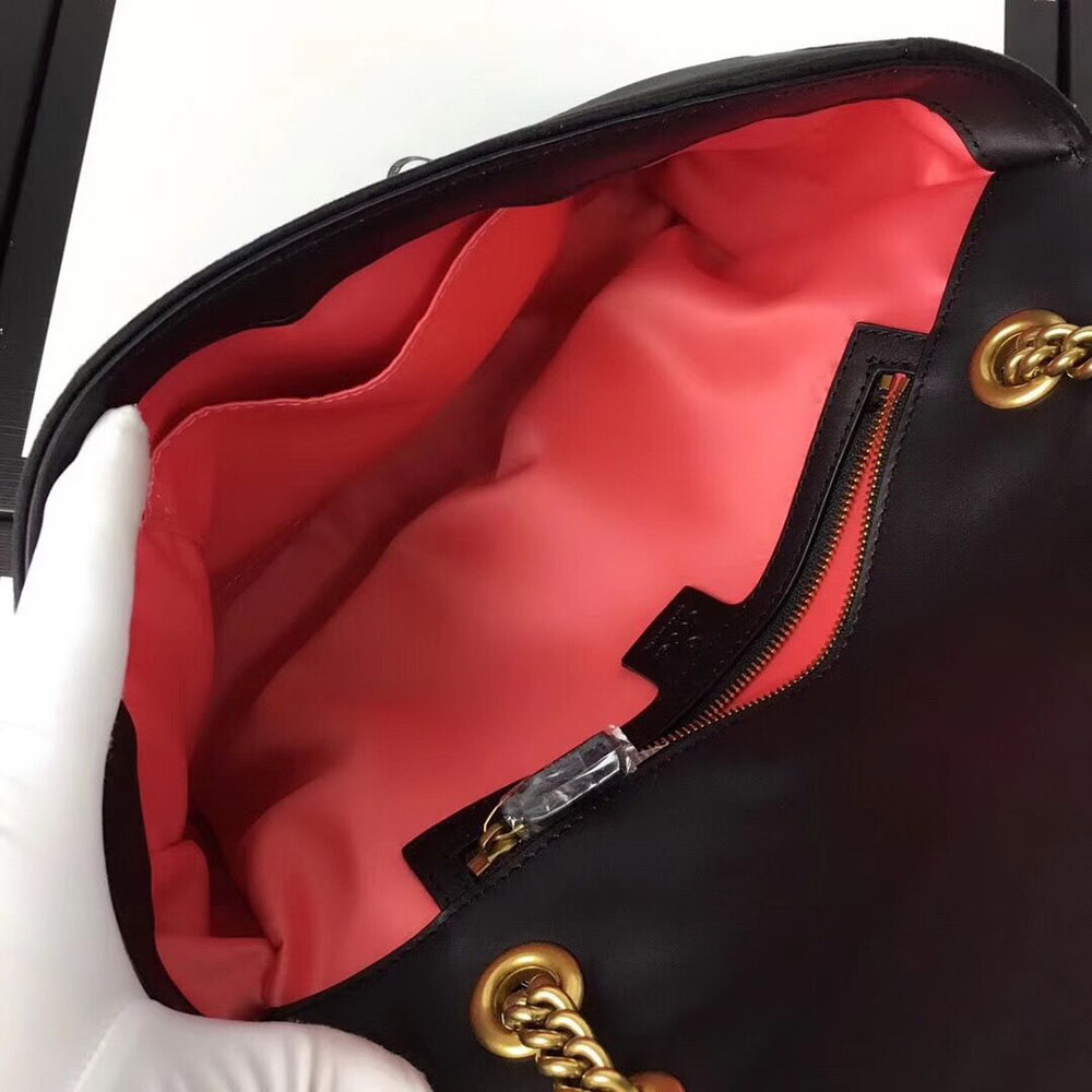 G GG Marmont Velvet Shoulder Bag