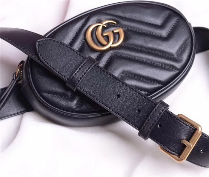 G GG Quilted Marmont leather belt bag