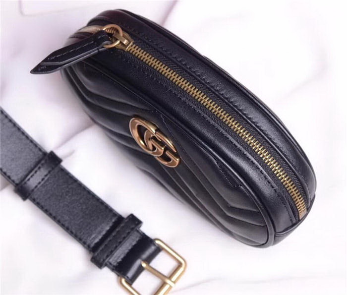 G GG Quilted Marmont leather belt bag