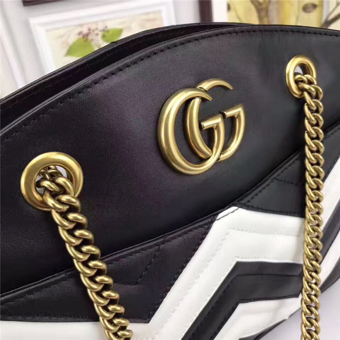 G Marmont Chevron Shoulder Bag