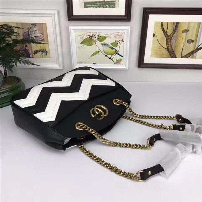 G Marmont Chevron Shoulder Bag