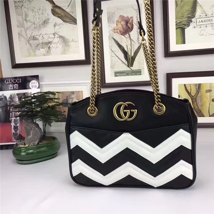 G Marmont Chevron Shoulder Bag