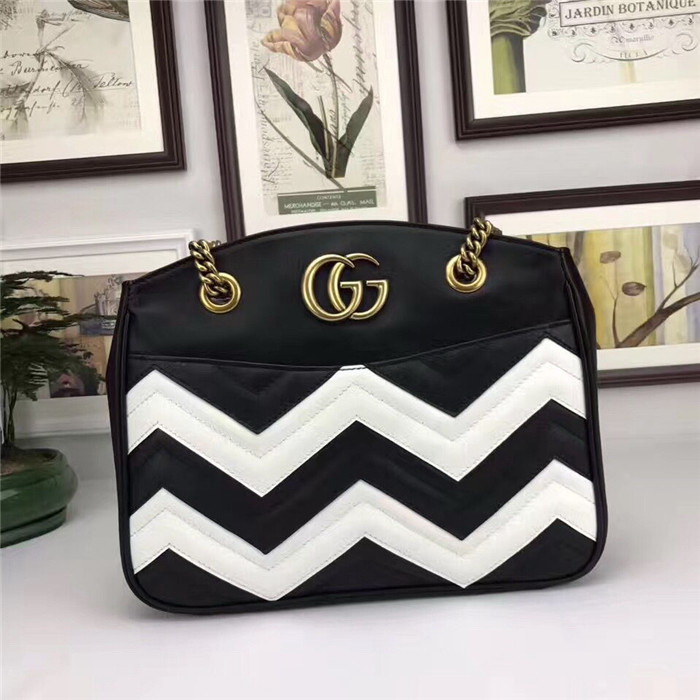 G Marmont Chevron Shoulder Bag