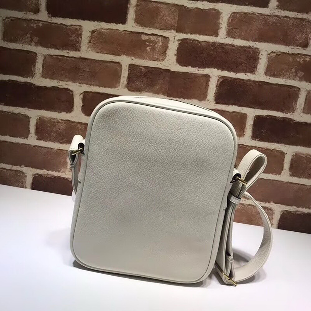 G Print Messenger Bag( White)